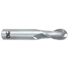1/4" Dia. - 2-1/2" OAL - Bright CBD - Ball End SE EM - 2 FL - Eagle Tool & Supply