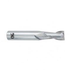 7/32 Dia. x 2-1/2 Overall Length 2-Flute Square End Solid Carbide SE End Mill-Round Shank-Center Cutting-Uncoated - Eagle Tool & Supply