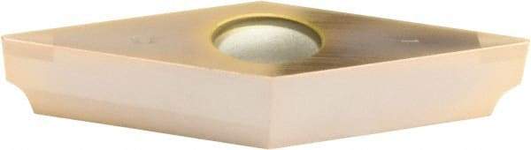 Sumitomo - 2NC-VCGA331 Grade BNC160 PCBN Turning Insert - TiN Finish, 35° Diamond, 3/8" Inscr Circle, 3/16" Thick, 1/64" Corner Radius - Eagle Tool & Supply
