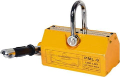 Vestil - 1,200 Lb Load Capacity, Magnetic Lifter - 8-1/2" High x 11" Wide - Eagle Tool & Supply