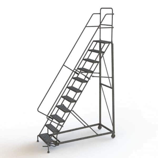 TRI-ARC - Rolling & Wall Mounted Ladders & Platforms Type: Rolling Warehouse Ladder Style: Rolling Safety Ladder - Eagle Tool & Supply