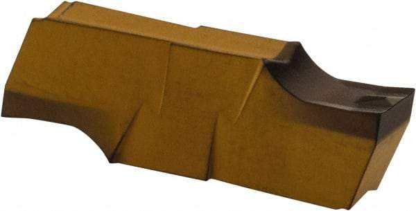 Iscar - 330010GIPI Grade IC8250, 3.3mm Cutting Width Carbide Grooving Insert - Neutral, 0.1mm Corner Radius, TiCN/Al2O3/TiN Finish - Eagle Tool & Supply