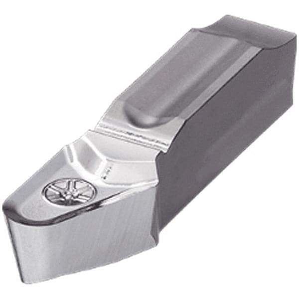 Iscar - 10S3R25FGPAM A Grade IC20, Carbide Grooving Insert - 12mm Max Depth of Cut, Neutral, 3mm Corner Radius, Uncoated - Eagle Tool & Supply