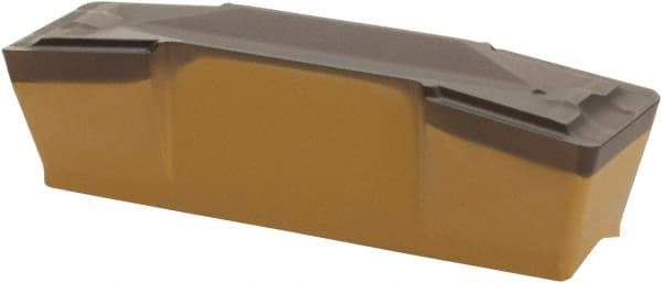 Iscar - 808GDMN Grade IC8250, 8mm Cutting Width Carbide Grooving Insert - 1/8" Max Depth of Cut, Neutral, 0.0315" Corner Radius, TiCN/Al2O3/TiN Finish - Eagle Tool & Supply