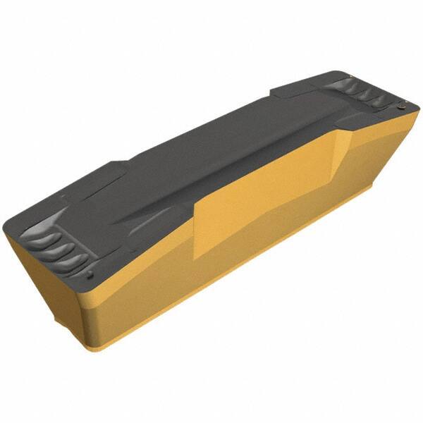 Iscar - 808GDMY Grade IC5010, 8mm Cutting Width Carbide Grooving Insert - 0.189" Max Depth of Cut, Neutral, 0.031" Corner Radius, TiCN/Al2O3/TiN Finish - Eagle Tool & Supply