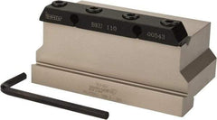Iscar - Tool Block Style TGTBU, 1.38" Blade Height, 4.331" OAL, 2.2"& OAH, Indexable Cutoff Blade Tool Block - 1-1/2" Shank Height, 1.535" Shank Width, Series Tang-GripIQ - Eagle Tool & Supply