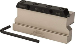 Iscar - Tool Block Style TGTBU, 1.38" Blade Height, 4.331" OAL, 2.2"& OAH, Indexable Cutoff Blade Tool Block - 3/4" Shank Height, 3/4" Shank Width, Series Tang-GripIQ - Eagle Tool & Supply