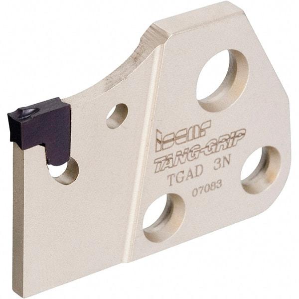 Iscar - 1.0236" Blade Height, 2.5mm Blade Width, 110mm OAL, Neutral Cut, Single End Indexable Cut-Off Blade - TGFH Blade, Tang-Grip Series - Eagle Tool & Supply