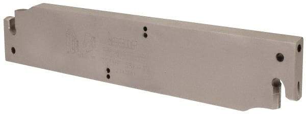 Iscar - 2.0709" Blade Height, 0.394" Blade Width, 10.236" OAL, Right Hand Cut, Single End Indexable Cut-Off Blade - TGFH Blade, Tang-Grip Series - Eagle Tool & Supply