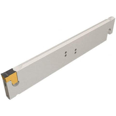 Iscar - 2.2047" Blade Height, 6mm Blade Width, 260mm OAL, Neutral Cut, Single End Indexable Cut-Off Blade - TGSU Blade, Tang-GripIQ Series - Eagle Tool & Supply