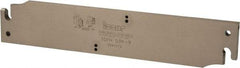 Iscar - 2.0709" Blade Height, 0.323" Blade Width, 10.236" OAL, Neutral Cut, Single End Indexable Cut-Off Blade - TGFH Blade, Tang-Grip Series - Eagle Tool & Supply