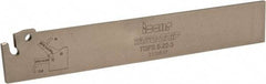 Iscar - 7/8" Blade Height, 0.098" Blade Width, 5-29/32" OAL, Neutral Cut, Single End Indexable Cut-Off Blade - TGFS Blade, Tang-Grip Series - Eagle Tool & Supply