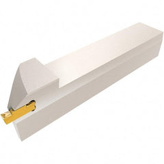 Iscar - HFH, Internal or External, Left Hand, 0.209" Max Depth of Cut, 0.118 to 0.236" Groove Width, Indexable Grooving Tool Holder - HFPL Insert Compatibility, 1" Shank Height, 1" Shank Width, 6" OAL - Eagle Tool & Supply
