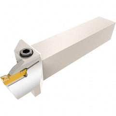 Iscar - HFH, External, Left Hand, 1.26" Max Depth of Cut, 0.197" Max Groove Width, Indexable Grooving Tool Holder - H.PL 50.. Insert Compatibility, 1" Shank Height, 1" Shank Width, 6" OAL - Eagle Tool & Supply