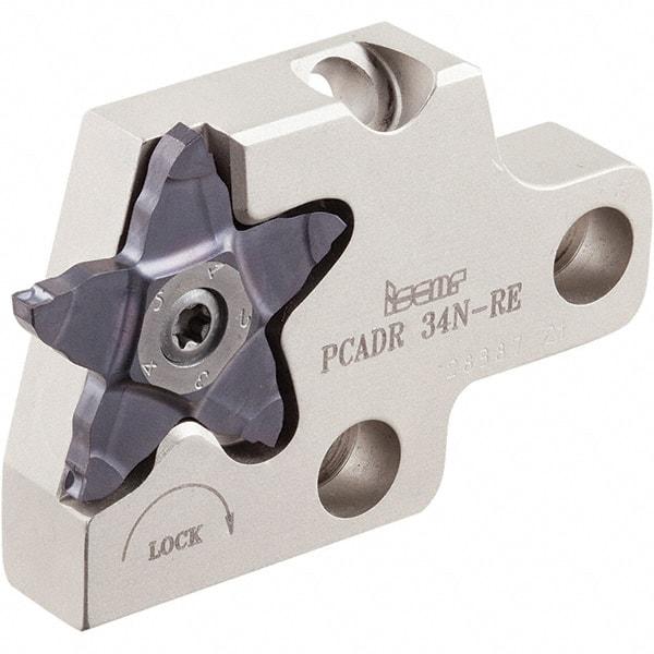 Iscar - 1.5 to 4mm Groove Width, 0.217" Max Depth of Cut, Right Hand Cut, PCAD Indexable Grooving Blade - PENTA 34F-R/L, PENTA 34N-C, PENTA 34N-J, PENTA 34N-PB, PENTA 34R/L-C, PENTA 34R/L-J, PENTA 34R/L-PB Insert Style, Series PentaCut - Eagle Tool & Supply