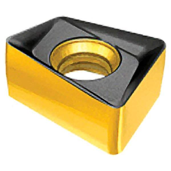 Iscar - H490 ANCX090404 Grade IC330 Carbide Milling Insert - TiCN/TiN Finish, 0.2047" Thick, 0.4mm Corner Radius - Eagle Tool & Supply