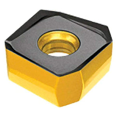 Iscar - S845 SXMU1606 RM Grade DT7150 Carbide Milling Insert - Al2O3/TiAlN Finish, 0.3004" Thick, 0.6378" Inscribed Circle, 0.8mm Corner Radius - Eagle Tool & Supply