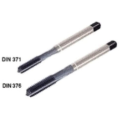 Iscar - M14x2.00 Metric Coarse 6HX 4 Flute High Speed Steel Straight Flute Machine Tap - Modified Bottoming, Right Hand Thread, 110mm OAL, 26mm Thread Length, Oversize - Exact Industrial Supply