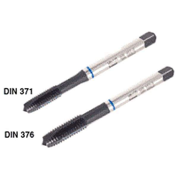 Iscar - M12x1.75 Metric Coarse 6HX 4 Flute High Speed Steel Straight Flute Machine Tap - Modified Bottoming, Right Hand Thread, 110mm OAL, 24mm Thread Length, Oversize - Exact Industrial Supply