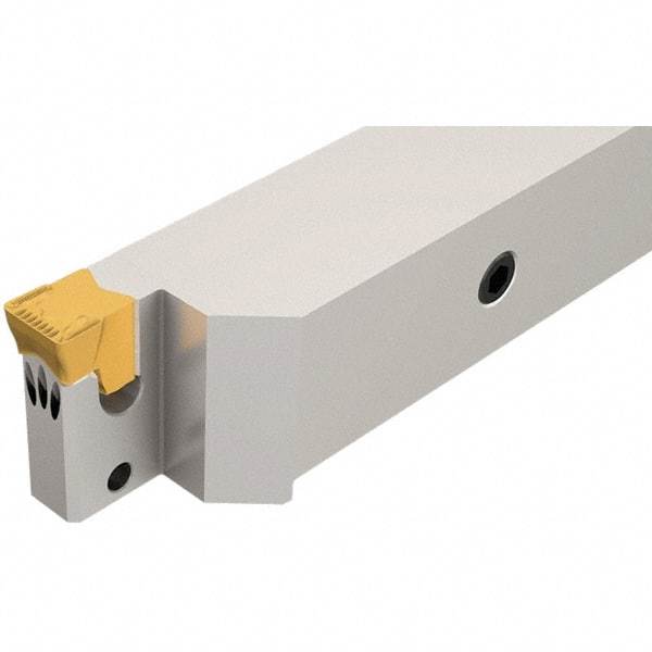 Iscar - External Thread, 0.98" Max Depth of Cut, 5.9" OAL, Left Hand Indexable Grooving Cutoff Toolholder - 1" Shank Height x 1" Shank Width, TAG.. Insert Style, TGBH Toolholder Style, Series Sumo-Grip - Eagle Tool & Supply