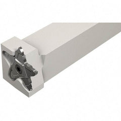Iscar - External Thread, 0.197" Max Depth of Cut, 2.39mm Min Groove Width, 5" OAL, Right Hand Indexable Grooving Cutoff Toolholder - 3/4" Shank Height x 3/4" Shank Width, C#-ASH../PENTA 34F Insert Style, PCHPRS Toolholder Style, Series PentaCut - Eagle Tool & Supply