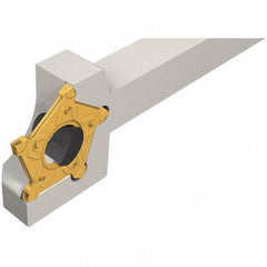 Iscar - External Thread, 0.7874" Max Depth of Cut, 3mm Min Groove Width, 135mm OAL, Right Hand Indexable Grooving Cutoff Toolholder - 25mm Shank Height x 25mm Shank Width, PENTA D Insert Style, PCH Toolholder Style, Series PentaCut - Eagle Tool & Supply