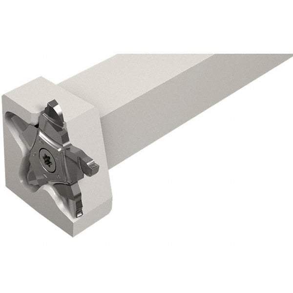 Iscar - External Thread, 0.197" Max Depth of Cut, 2.39mm Min Groove Width, 120mm OAL, Left Hand Indexable Grooving Cutoff Toolholder - 20mm Shank Height x 20mm Shank Width, PENTA 34F Insert Style, PCHPLS Toolholder Style, Series PentaCut - Eagle Tool & Supply