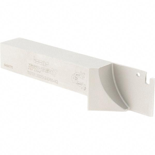 Iscar - External Thread, 1.2795" Max Depth of Cut, 1.65mm Min Groove Width, 125mm OAL, Right Hand Indexable Grooving Cutoff Toolholder - 20mm Shank Height x 20mm Shank Width, TAG Insert Style, TGT Toolholder Style, Series Tang-Grip - Eagle Tool & Supply