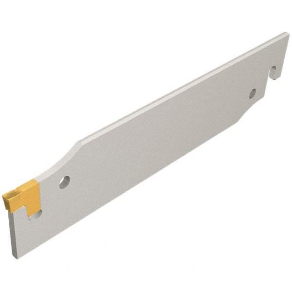 Iscar - External Thread, 1.0236" Max Depth of Cut, 1.65mm Min Groove Width, 125mm OAL, Left Hand Indexable Grooving Cutoff Toolholder - 16mm Shank Height x 16mm Shank Width, TAG Insert Style, TGT Toolholder Style, Series Tang-Grip - Eagle Tool & Supply
