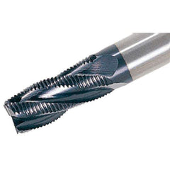 Iscar - 16mm Diam, 32mm LOC, 4 Flute Powdered Metal Roughing Square End Mill - 92mm OAL, 16mm Shank Diam, Single End, 30° Helix - Eagle Tool & Supply