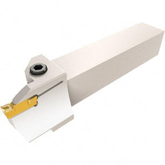 Iscar - HFH, External, Left Hand, 1.26" Max Depth of Cut, 0.236" Max Groove Width, Indexable Grooving Tool Holder - H.PL 60.. Insert Compatibility, 1" Shank Height, 1" Shank Width, 6" OAL - Eagle Tool & Supply