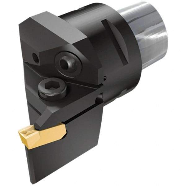 Iscar - GI.., GPV, TIP Insert, 55mm Head Length, 4mm Min Groove Width, Modular Grooving Cutting Unit Head - Left Hand Cut, System Size C4, Series Cut Grip - Eagle Tool & Supply
