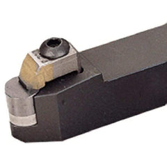 Iscar - CRDN, Neutral Cut, 32mm Shank Height x 25mm Shank Width, Negative Rake Indexable Turning Toolholder - 170mm OAL, RNGN Insert Compatibility, Series Isoturn - Eagle Tool & Supply