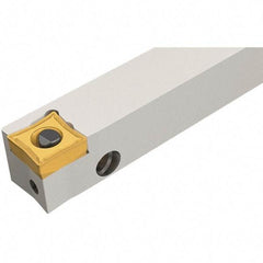Iscar - PQLC, Right Hand Cut, 1/2" Shank Height x 1/2" Shank Width, Neutral Rake Indexable Turning Toolholder - 0.59" OAL, QCMT Insert Compatibility, Series Isoturn - Eagle Tool & Supply