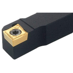 Iscar - SCAC, Left Hand Cut, 16mm Shank Height x 16mm Shank Width, Neutral Rake Indexable Turning Toolholder - 125mm OAL, Series Isoturn - Eagle Tool & Supply