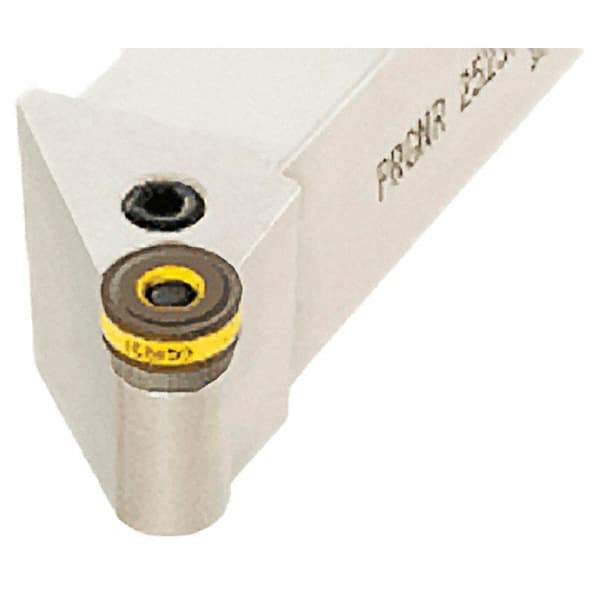 Iscar - PRGN, Right Hand Cut, 25mm Shank Height x 25mm Shank Width, Negative Rake Indexable Turning Toolholder - 150mm OAL, RNMG Insert Compatibility, Series Isoturn - Eagle Tool & Supply