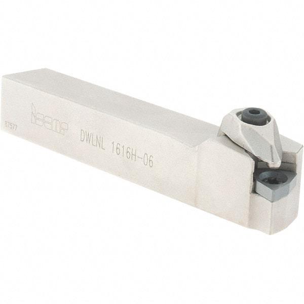 Iscar - DWLN, Left Hand Cut, 95° Lead Angle, 16mm Shank Height x 16mm Shank Width, Negative Rake Indexable Turning Toolholder - 100mm OAL, WNM.. Insert Compatibility, Series Isoturn - Eagle Tool & Supply