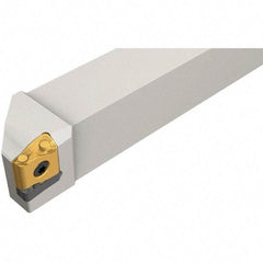 Iscar - SLAN, Left Hand Cut, 32mm Shank Height x 32mm Shank Width, Negative Rake Indexable Turning Toolholder - 170mm OAL, LNMX Insert Compatibility, Series Heliturn - Eagle Tool & Supply