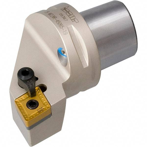 Iscar - Left Hand Cut, Size C6, CNM.. Insert Compatiblity, External Modular Turning & Profiling Cutting Unit Head - 45mm Ctr to Cutting Edge, 65mm Head Length, Through Coolant, Series Isoturn - Eagle Tool & Supply