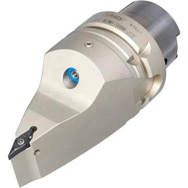 Iscar - PLAN, Right Hand Cut, 32mm Shank Height x 32mm Shank Width, Negative Rake Indexable Turning Toolholder - 170mm OAL, LNMX Insert Compatibility, Series Heliturn - Eagle Tool & Supply