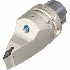Iscar - PLAN, Right Hand Cut, 32mm Shank Height x 32mm Shank Width, Negative Rake Indexable Turning Toolholder - 170mm OAL, LNMX Insert Compatibility, Series Heliturn - Eagle Tool & Supply