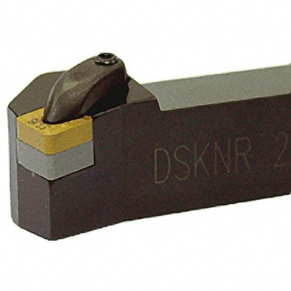 Iscar - DSKN, Right Hand Cut, 75° Lead Angle, 25mm Shank Height x 25mm Shank Width, Negative Rake Indexable Turning Toolholder - 150mm OAL, SN.. Insert Compatibility, Series Isoturn - Eagle Tool & Supply