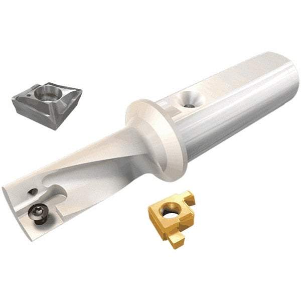 Iscar - 18mm Max Drill Depth, 2.25xD, 8mm Diam, Indexable Insert Drill - 1 Insert, 12mm Shank Diam, Straight Shank - Eagle Tool & Supply