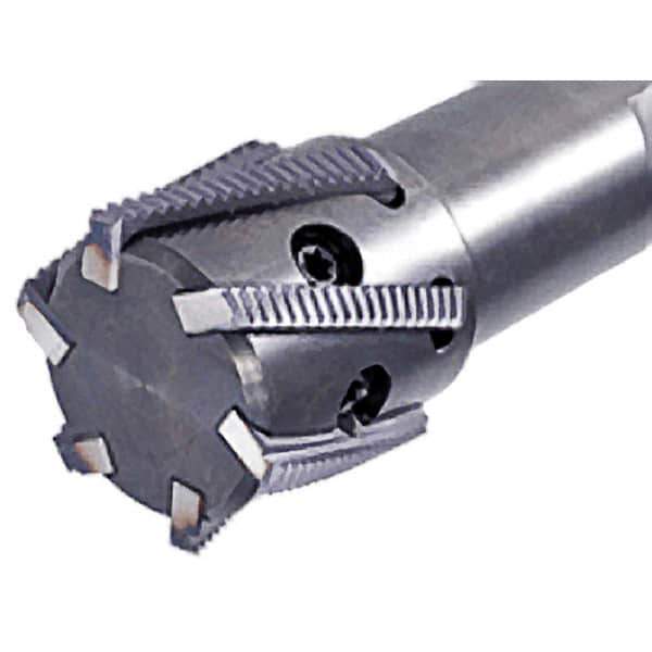 Iscar - 1.26" Cut Diam, 2.36" Max Depth of Cut, 1-1/4" Shank Diam, Internal/External Indexable Thread Mill - Insert Style MTH-BSPT, MTH-F, MTH-ISO, MTH-NPT, MTH-UN, MTH-W, 1.26" Insert Size, 5 Inserts, Toolholder Style MTSRH, 5" OAL - Eagle Tool & Supply