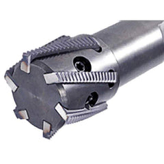 Iscar - 1.26" Cut Diam, 2.36" Max Depth of Cut, 1-1/4" Shank Diam, Internal/External Indexable Thread Mill - Insert Style MTH-BSPT, MTH-F, MTH-ISO, MTH-NPT, MTH-UN, MTH-W, 1.26" Insert Size, 5 Inserts, Toolholder Style MTSRH, 5" OAL - Eagle Tool & Supply