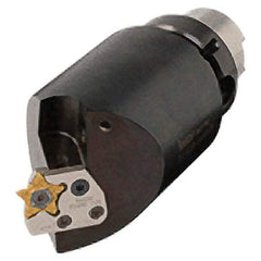 Iscar - 130mm Head Length, Modular Grooving Blade Holder Head - Right Hand Cut, System Size HSK A63WH, Through Coolant - Eagle Tool & Supply