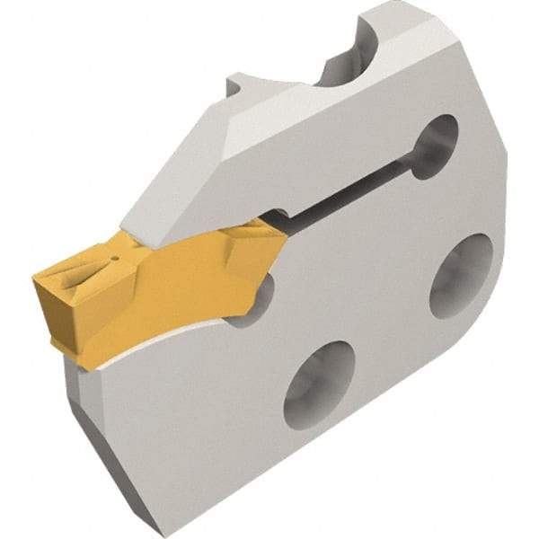 Iscar - Right Hand Cut, 6.35mm Insert Width, Cutoff & Grooving Support Blade for Indexables - 22mm Max Depth of Cut, TGMF (Full Radius), TGMF/P Insert - Eagle Tool & Supply