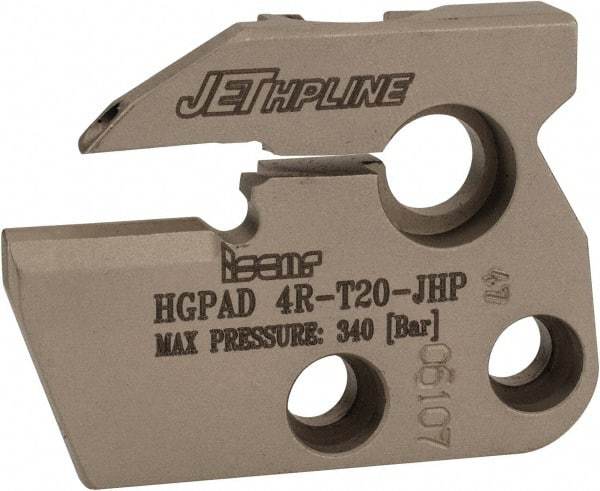 Iscar - Right Hand Cut, 4.76mm Insert Width, Cutoff & Grooving Support Blade for Indexables - 20mm Max Depth of Cut, 7.2mm Head Projection - Eagle Tool & Supply