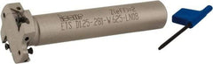 Iscar - Shank Connection, 9/32" Cutting Width, 5/16" Depth of Cut, 1-1/4" Cutter Diam, 2 Tooth Indexable Slotting Cutter - 5/8" Shank Diam, ETS-LN08 Toolholder, LNET Insert, Right Hand Cutting Direction - Eagle Tool & Supply