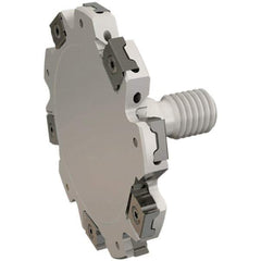 Iscar - Modular Connection Connection, 0.157" Cutting Width, 0.6102" Depth of Cut, 50mm Cutter Diam, 8 Tooth Indexable Slotting Cutter - ETS-LN08-M Toolholder, LNET Insert, Right Hand Cutting Direction - Eagle Tool & Supply